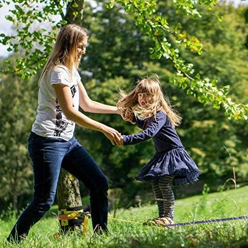 Vokietija Slackline Gibbon Banana Lama XL TreeWear rinkinys 25m/3,5cm