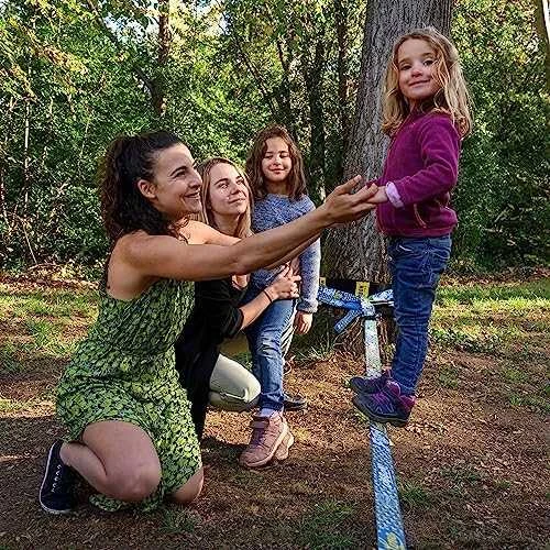 Vokietija Slackline Gibbon Fun Line TreeWear rinkinys 15m/5cm