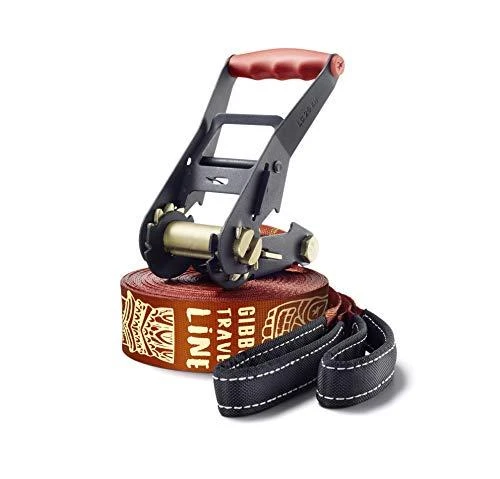 Vokietija Slackline Gibbon Travel Line TreeWear rinkinys 15m/5cm