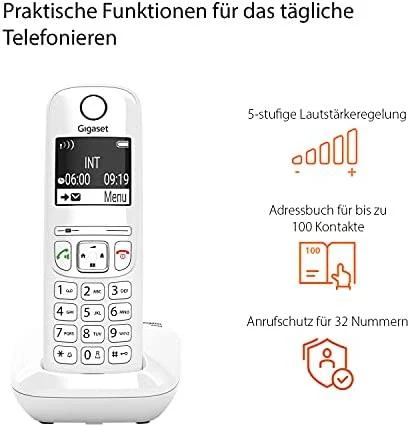 GIS Gigaset A690 Analoginis telefonas Skambintojo ID Balta