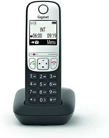 GIS Gigaset A690A Analoginio ryšio / DECT telefonas Juoda