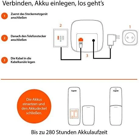 GIS Gigaset CL 660 DECT telefonas Antracitas, Juoda