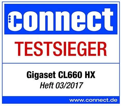 GIS Gigaset CL660HX Analoginio ryšio / DECT telefonas Skambintojo ID Antracitas, Juoda