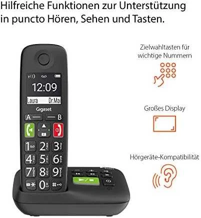 „Gigaset E290 A Duo“ – belaidis DECT telefonas