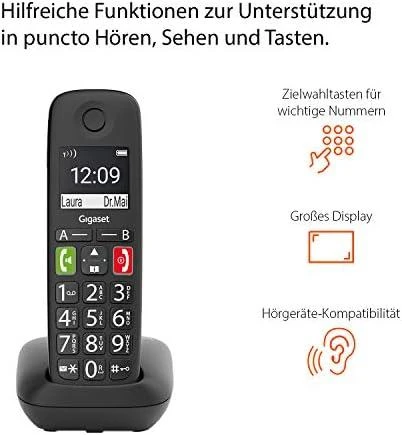Gigaset E290 HX juoda