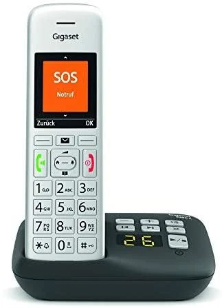 GIS Gigaset E390A DECT telefonas Skambintojo ID Balta