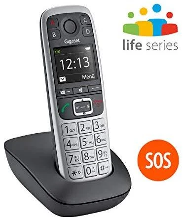 GIS Gigaset E560HX Analoginio ryšio / DECT telefonas Skambintojo ID Pilka, Sidabras