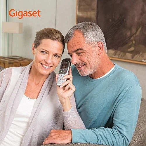 GIS Gigaset E560HX Analoginio ryšio / DECT telefonas Skambintojo ID Pilka, Sidabras