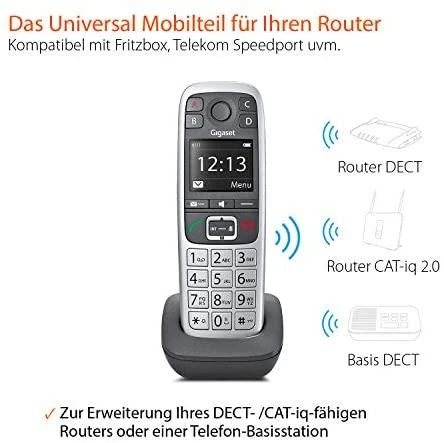 GIS Gigaset E560HX Analoginio ryšio / DECT telefonas Skambintojo ID Pilka, Sidabras