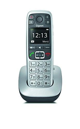 GIS Gigaset E560 Analoginio ryšio / DECT telefonas Juoda, Sidabras