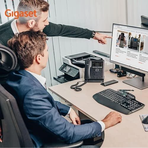 GIS Gigaset Maxwell C IP telefonas Juoda TFT