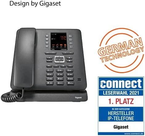 GIS Gigaset Maxwell C IP telefonas Juoda TFT
