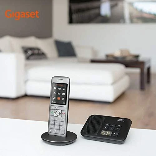 GIS Gigaset CL660A DECT telefonas Antracitas, Juoda