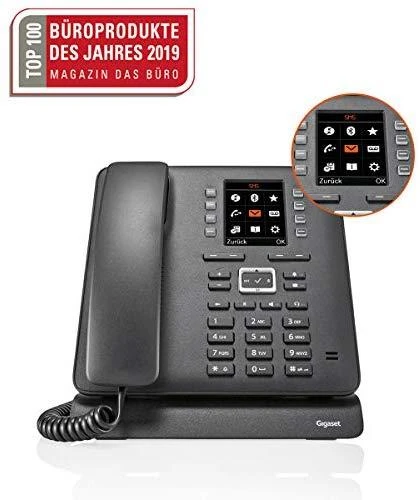 GIS Gigaset T480HX DECT telefonas Juoda