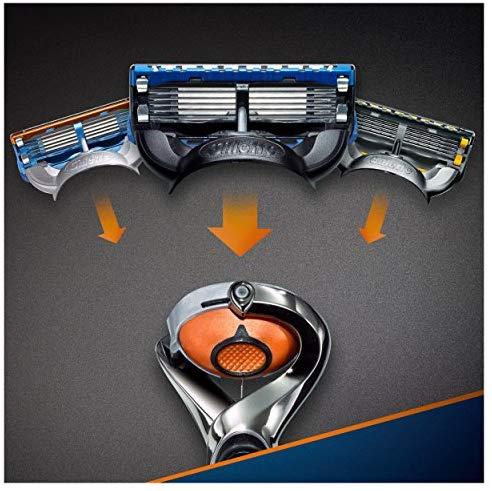 Barzdaskutė Gillette Fusion Proglide Flexball skustuvas + 1 pakeitimo galvutė
