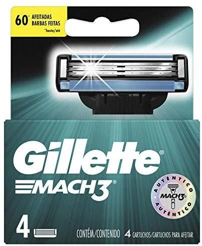 Gillette Mach3 (4vnt.)