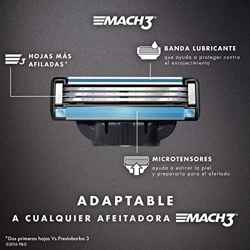 Gillette Mach3 (4vnt.)