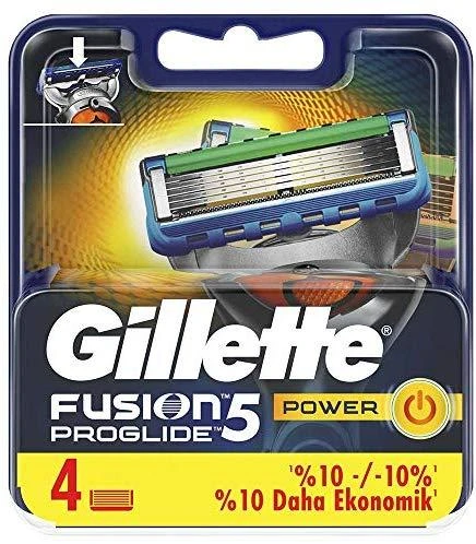 Gillette Fusion Proglide Power Keičiamosios Skutimosi Galvutės 4 Vnt