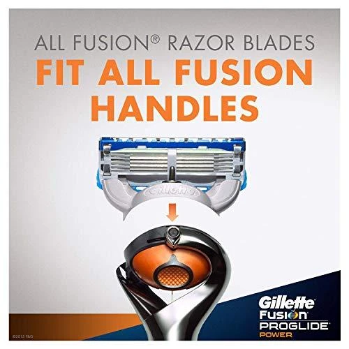 Gillette Fusion Proglide Power Keičiamosios Skutimosi Galvutės 4 Vnt