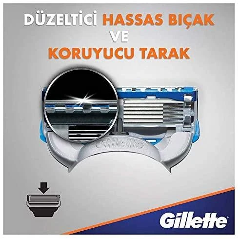 Gillette Fusion Proglide Power Keičiamosios Skutimosi Galvutės 4 Vnt