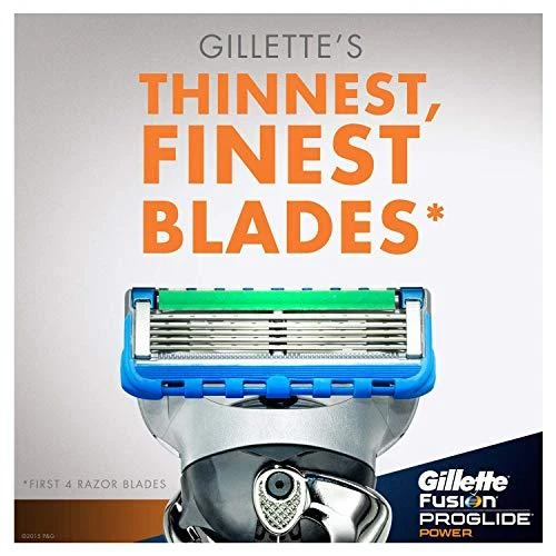 Gillette Fusion Proglide Power Keičiamosios Skutimosi Galvutės 4 Vnt