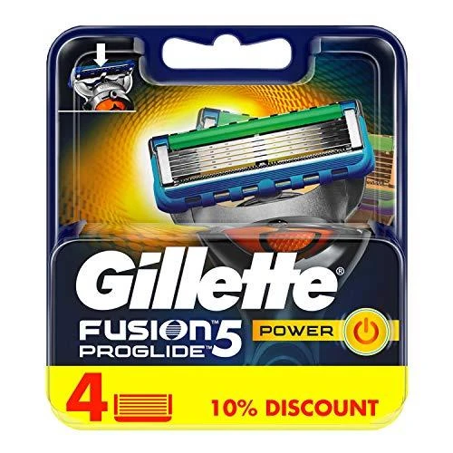 Gillette Fusion Proglide Power Keičiamosios Skutimosi Galvutės 4 Vnt