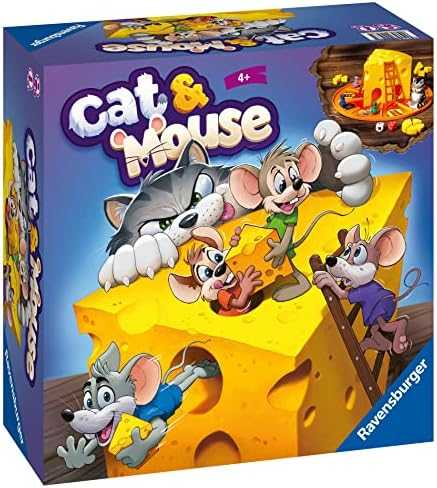 Ravensburger stalo žaidimas „Cat & Mouse“, 2–4 žaid., nuo 4 m.