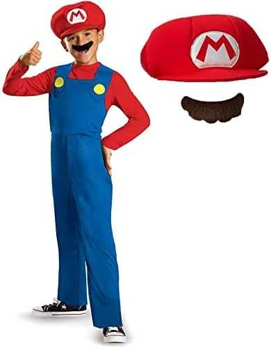 Super Mario karnavalinis kostiumas berniukui 137-149 cm ūgio (10-12 metų)