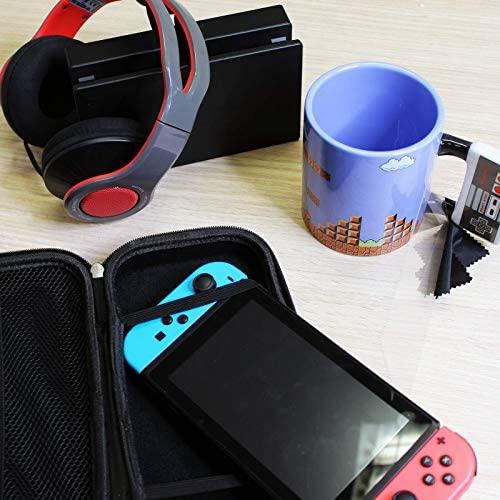 Gioteck TX30 Mega Pack įsk. Stereo Game & Go ausinės (pilka / raudona), dėklas ir apsauginis rinkinys (jungiklis)