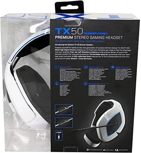 „Gioteck TX-50“ universalios stereo žaidimų ir kelionių ausinės