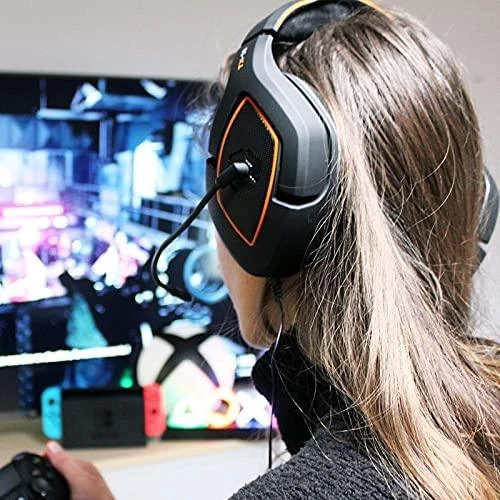 „Gioteck TX-50“ universalios stereo žaidimų ir kelionių ausinės
