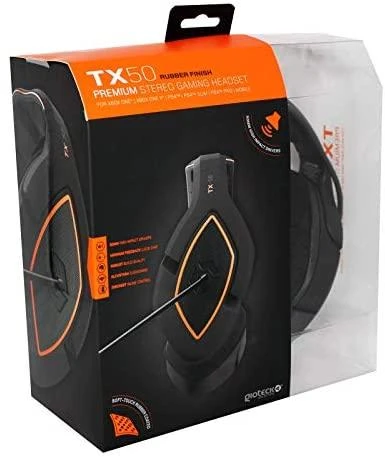 „Gioteck TX-50“ universalios stereo žaidimų ir kelionių ausinės