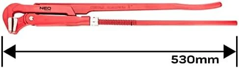 Klucz Vamzdžių raktas 90° tipo, 530 mm, 2.0 colių