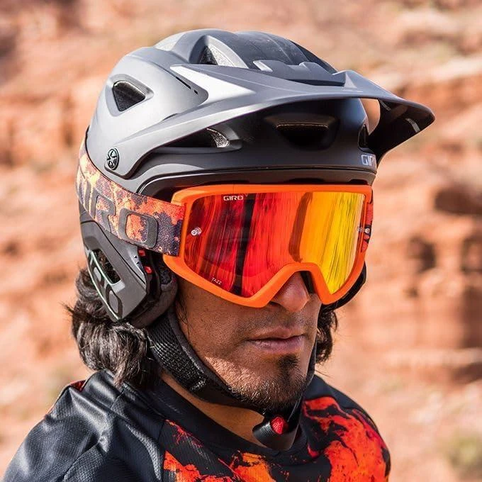 Giro Gogle TAZZ MTB juodas raudonas migdomasis (GR-7114186)