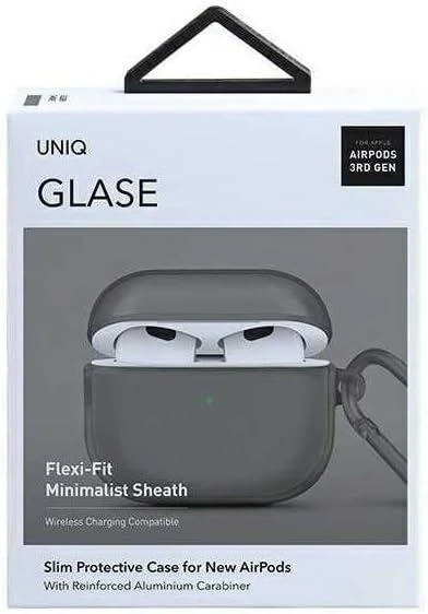 Uniq Glase dėklas, skirtas AirPods 3 - rutulinis