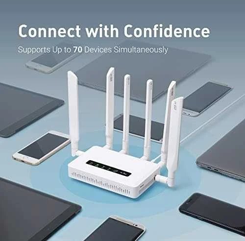 Gl Inet Maršrutizatorius 5G Wi-Fi 6 AX3000 su baterią GL-XE3000
