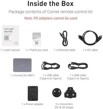 Gl Inet „Comet GL-RM1 IP HDMI 4K BIOS“ USB KVM komutatorius