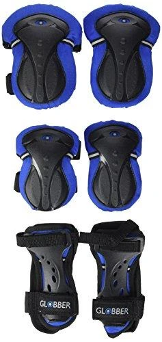 GLOBBER kelių ir alkūnių apsaugų rinkinys, mėlynas Junior XS RANGE B (25-50KG), 541-100