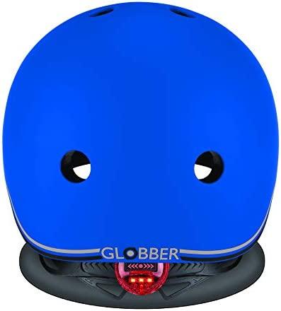 GLOBBER šalmas Go Up Lights, XXS/XS (45-51cm), tamsiai mėlynas