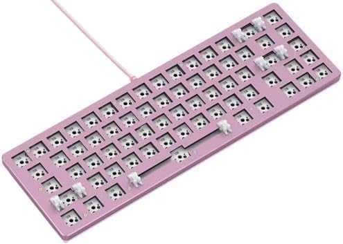 Glorious GMMK 2 Compact klaviatūra – Barebone, ANSI išdėstymas, rožinės spalvos