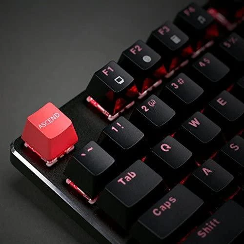 Pakaitiniai klaviatūros klavišai Glorious ABS Keycaps - 104vnt, ANSI, US išdėstymas, Balti