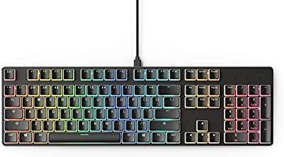 Klaviatūra Glorious Aura Keycaps - 145 Keycaps, US išdėstymas, juodos spalvos