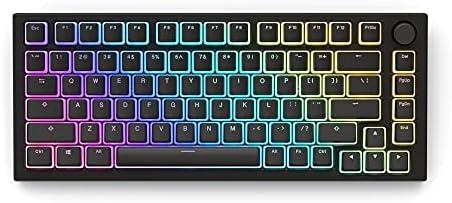 Klaviatūra Glorious Aura Keycaps - 145 Keycaps, US išdėstymas, juodos spalvos