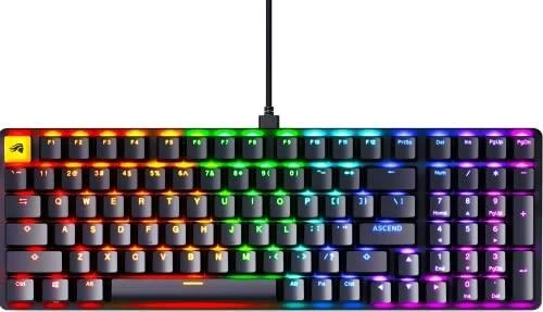 Glorious PC Gaming Race GMMK 2 viso dydžio klaviatūra | Hot-swap, Fox Switches, US, juoda