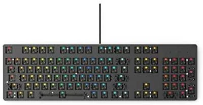 Glorious Klaviatūra Compact GMMK-COMPACT-RGB ANSI US išdėstymas (be klavišų)