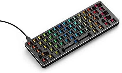 Glorious Klaviatūra Compact GMMK-COMPACT-RGB ANSI US išdėstymas (be klavišų)