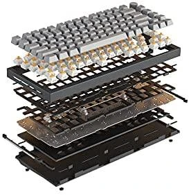 Glorious Klaviatūra GMMK PRO GMMK-P75-RGB-B ANSI US išdėstymas (be klavišų), Juoda