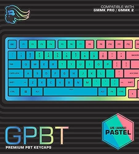 Klaviatūra „Glorious PC Gaming Race GPBT Keycops“ – pastelinės spalvos, 114 vnt. ANSI