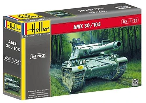Heller AMX-30/105 prancūzų tanko modelis 1:35, plastikinis rinkinys