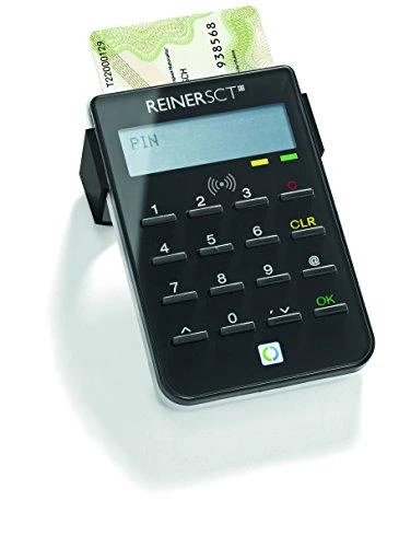 Atminties kortelė Carruzzo Reiner SCT cyberJack RFID skaitytuvas USB Juoda